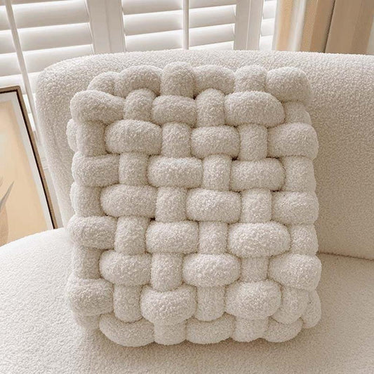 Canilc Handmade Teddy Braided Knot Cushion